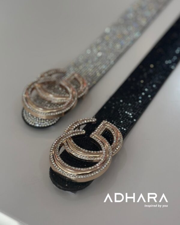 Faja Brillante Negra & Plateada IW33332RS