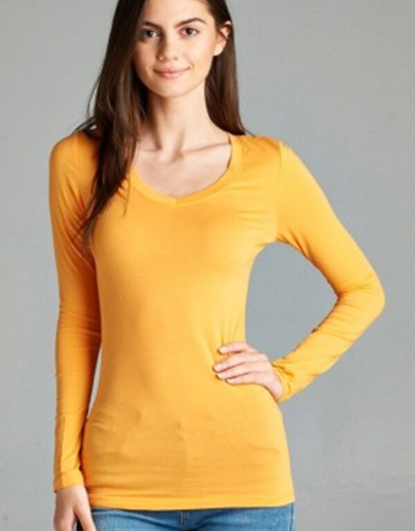 Blusa Básica Manga Larga 8003 - Image 2