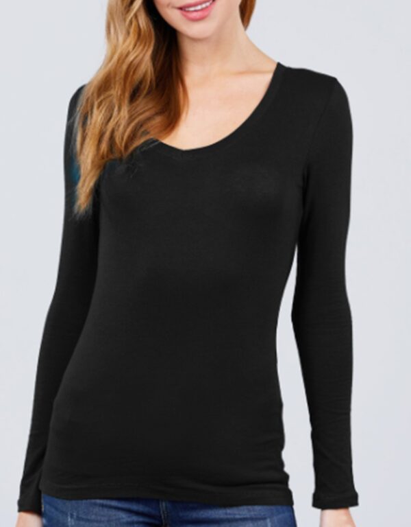 Blusa Básica Manga Larga 8003