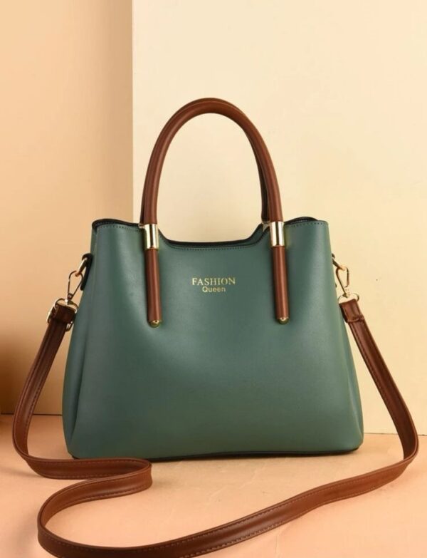 Bolso de Mano Verde con Correa Larga - Image 4