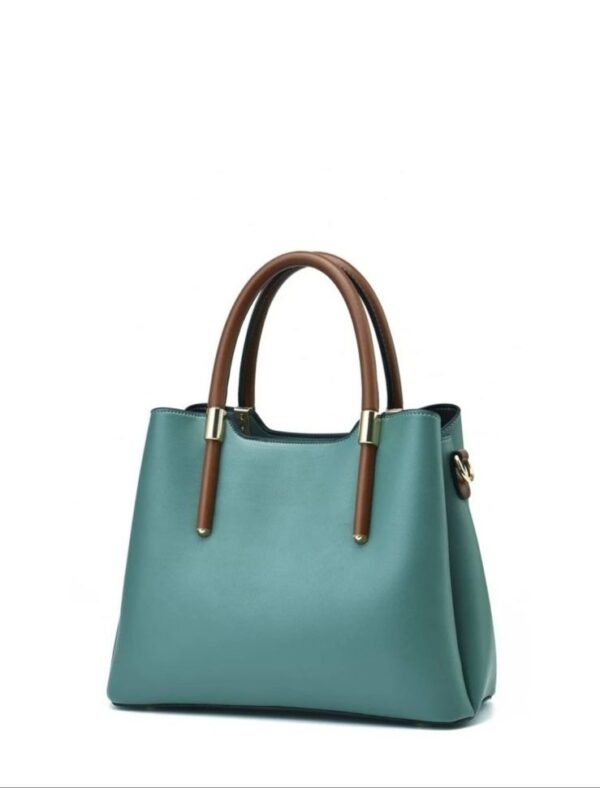 Bolso de Mano Verde con Correa Larga - Image 2