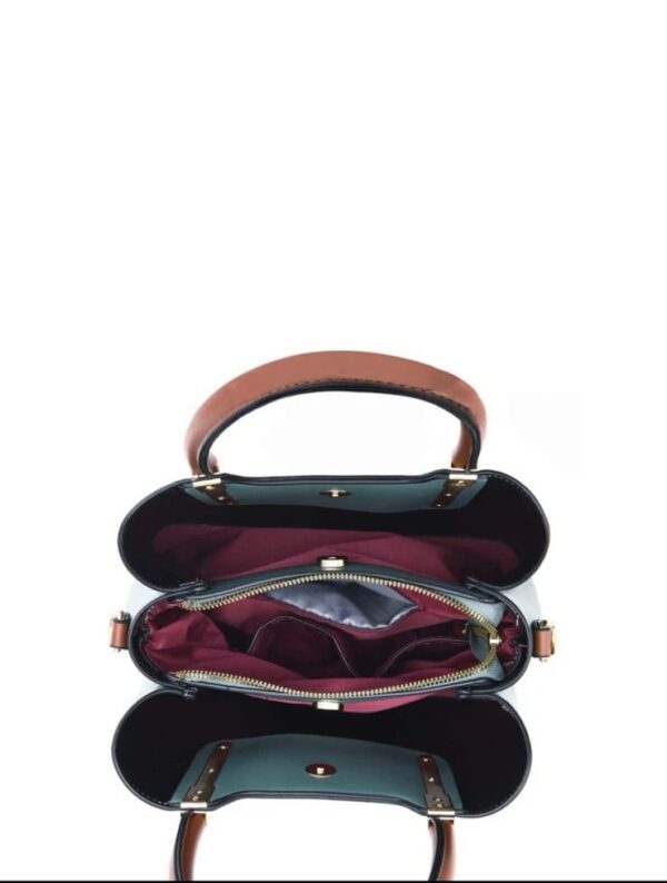 Bolso de Mano Verde con Correa Larga - Image 3