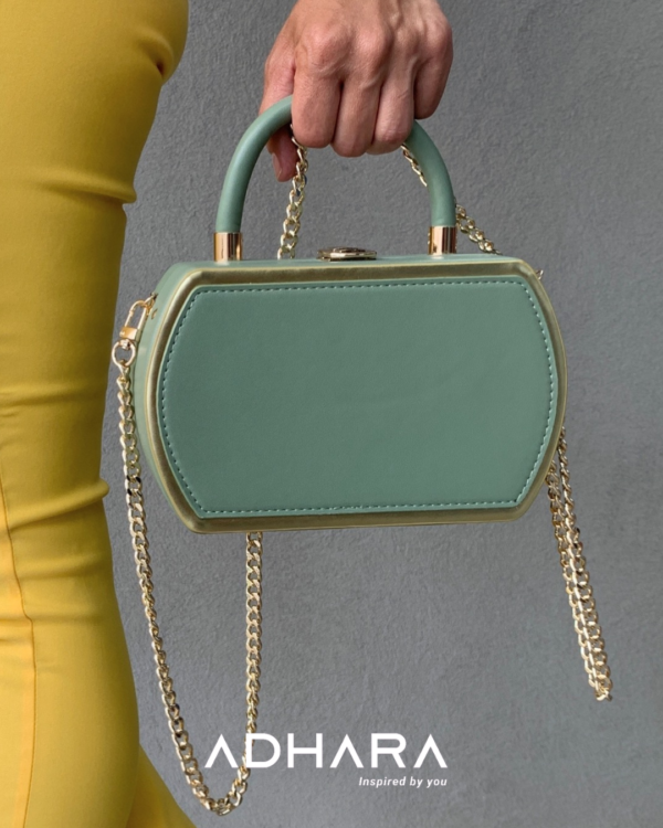 Bolso Clutch Vegano Verde Menta 7187