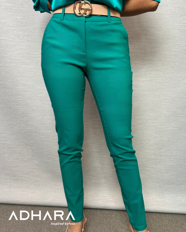 Pantalon Verde Limon y Turqueza D34471