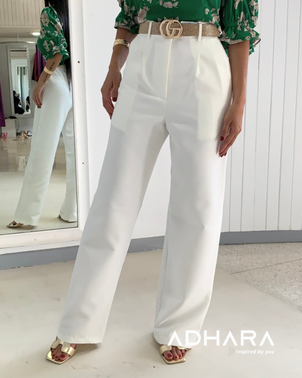 Pantalon Blanco y Celeste P23033 - Image 3