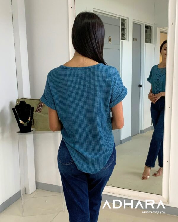 Blusa Azul Petroleo 2935 - Image 2