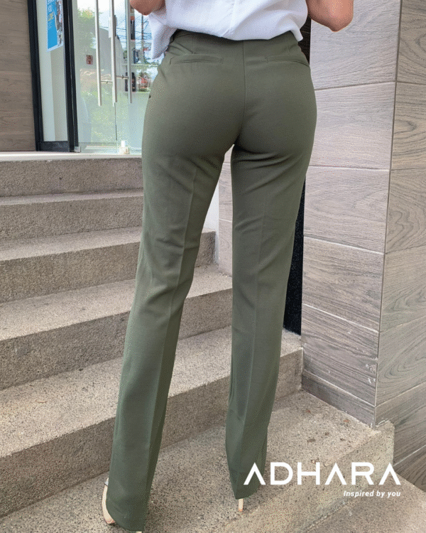 Pantalon Verde, Gris, Beige, Negro y Azul D35055 - Image 2