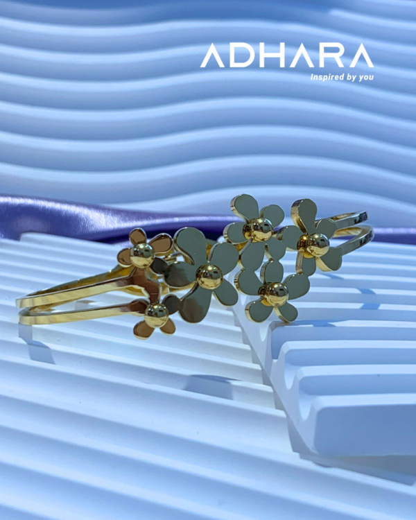 Pulsera Flor Acero Inoxidable 8801 - Image 2