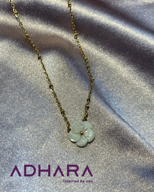 Collar Flor Concha 8811 - Image 2