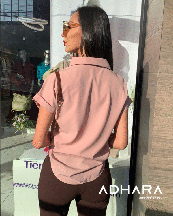 Blusa con Pliegas 2947 - Image 3