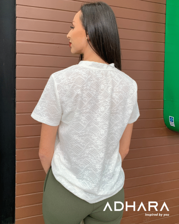 Blusa Blanca Elegant 2959 - Image 2