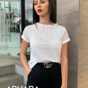 Blusa Blanca Manga Ranglan 2950