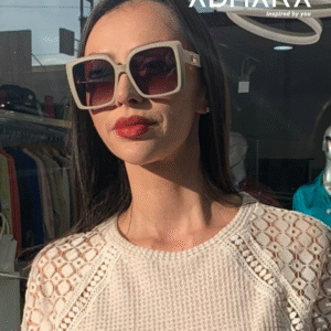 Lentes de Sol Oval 8655