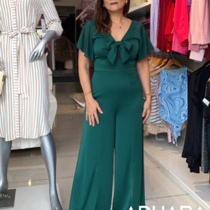 ENTERIZO NEGRO Y VERDE RH161