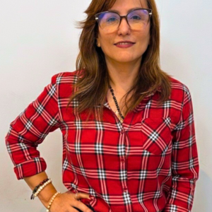 Blusa Roja Cuadros 6461B