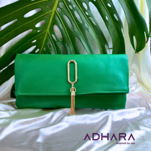 Bolso de Mano Verde 7256
