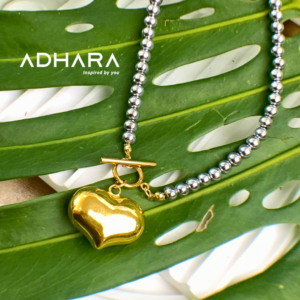 Collar Corazon Acero Inoxidable 8823