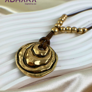 Collar Circulo Dorado 8849