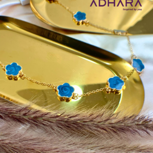 Collar Turqueza Trebol 8833