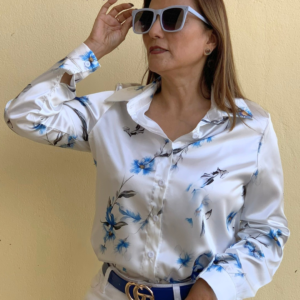 Blusa Satin Estampada 2985