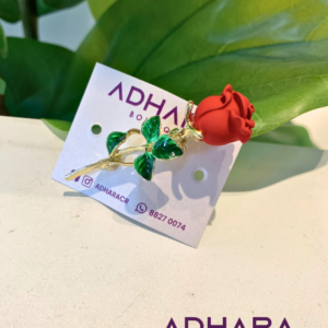Broche Rosa Roja 1452