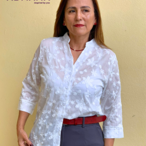 Blusa Blanca Librete 2971