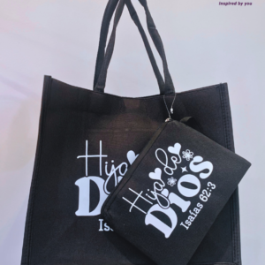 Bolso & Cosmetiquera con Frase AP1489